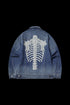 Beaster Trendy Printed Casual Autumn Denim Jacket
